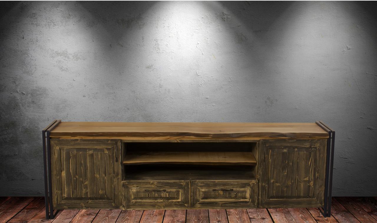 Ladin ve ceviz Tv sehpa