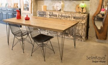 Çam Masa Çubuk ayak